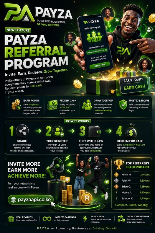 🚀 NEW FEATURE ALERT: PAYZAAPI REFERRAL PROGRAM