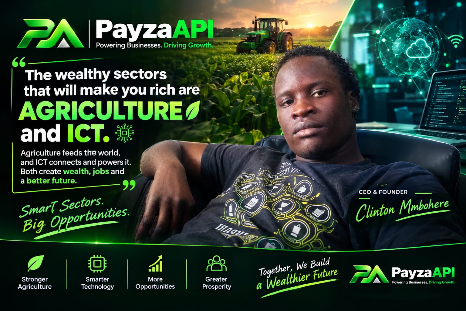 Agriculture and ICT: Two Sectors That Could Shape Africa’s Next Wealth Creation Era