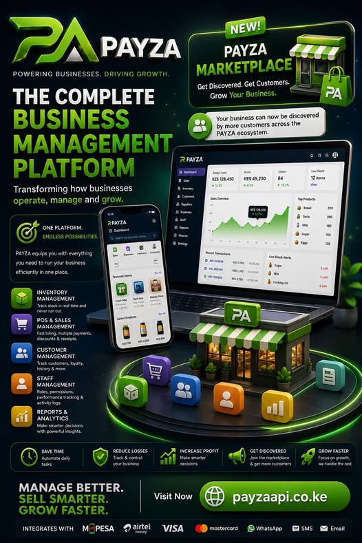 Why Every Growing Business Needs a Smart Management System: How PAYZA Helps Businesses Take Control
