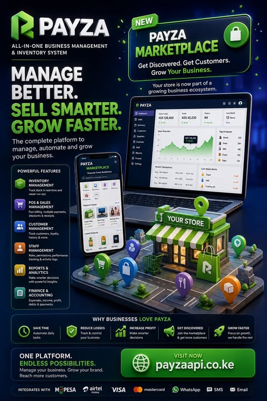 How PAYZA is Revolutionizing Business Management and Customer Discovery in Kenya