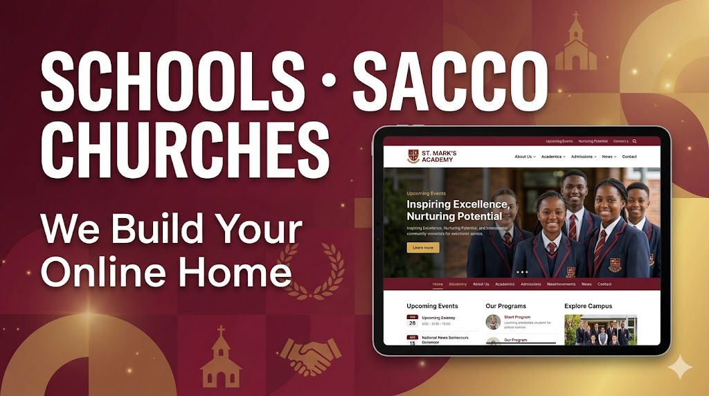 School / SACCO / Church Website Design